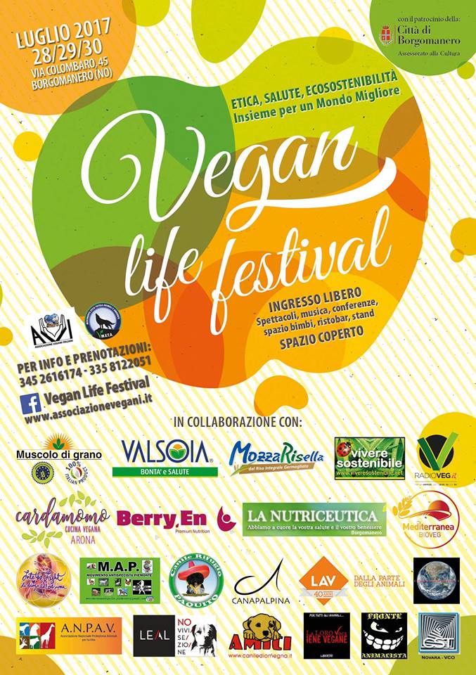 LOCANDINA VEGAN FESTIVAL BORGOMANERO