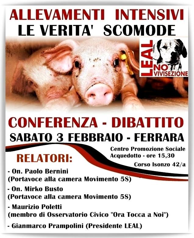 locandina conferenza dibattito LEAL M5S