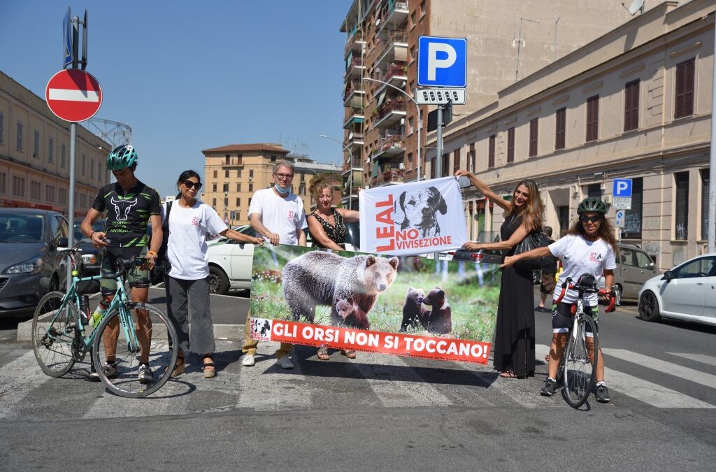 LEAL ANIMALISMO: PHOTOGALLERY E VIDEO DELL’ EVENTO PER GLI ORSI A ROMA