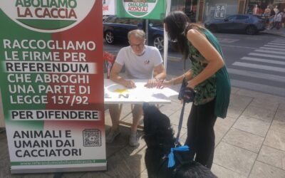 LEAL PER L’ABOLIZIONE DELLA CACCIA RACCOLTA FIRME A MILANO