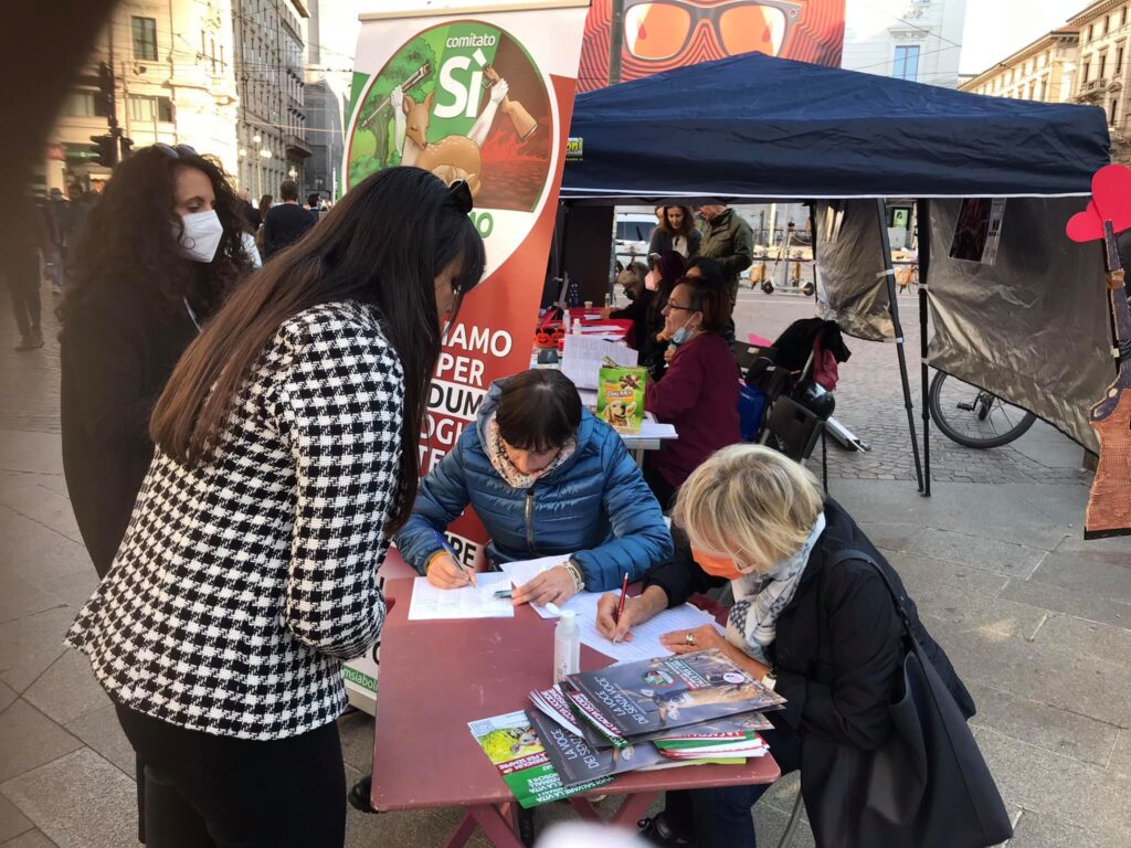 10 OTTOBRE: MILANO FIRMA DAY ABOLIZIONE CACCIA