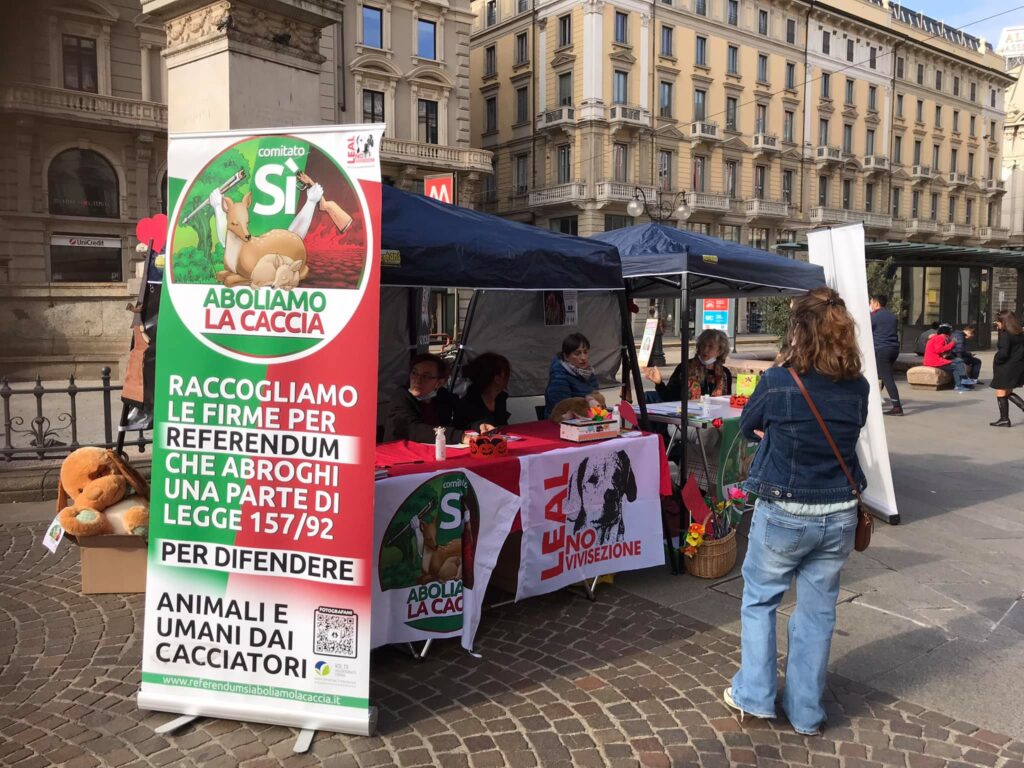 LEAL PER Il REFERENDUM DI COMITATO SÌ ABOLIAMO LA CACCIA