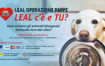 OPERAZIONE PAPPE: CROCE A QUATTROZAMPE DI LEAL HA BISOGNO DI TE!