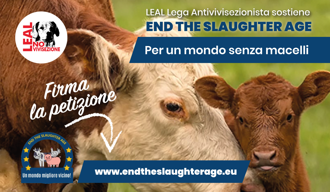 TOGLIAMO I SUSSIDI AGLI ALLEVAMENTI!  FIRMA PER “END THE SLAUGHTER AGE”