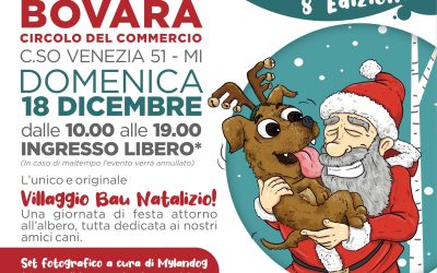 LEAL VI ASPETTA DOMENICA 18 DICEMBRE AL VILLAGGIO BAU DI NATALE PER FARE FESTA CON I NOSTRI AMICI A QUATTRO ZAMPE, TUTTI VICINI ALL’ALBERO!