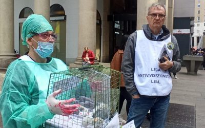 23 APRILE IN CENTRO A MILANO TAVOLO E PRESIDIO LEAL PER GLI ANIMALI DA LABORATORIO E PER PROMUOVERE IL “MESE CRUELTY FREE”