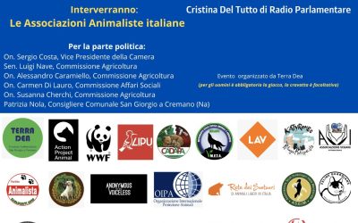 LEAL A ROMA “A DIFESA DI TUTTI GLI ANIMALI” ALL’INCONTRO IN PARLAMENTO ORGANIZZATO DA “TERRA DEA”